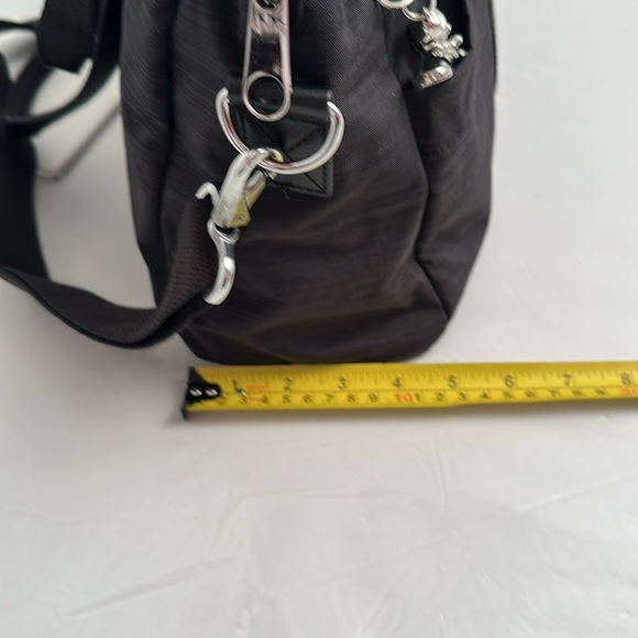 Kipling Giselle black gray convertible dual handle crossbody handbag - Picture 13 of 17